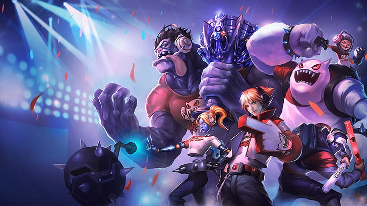 Ezreal, League Of Legends, Mundo, Nunu, Orianna, Shen (League Of Legends), HD wallpaper