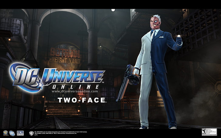 TWO FACE-DC Universe Online Game HD Desktop Wallpa.., DC Universe Online Two-Face cover
