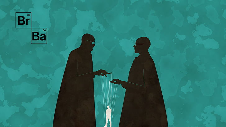 Walter White, Heisenberg, TV, artwork, Jesse Pinkman, Breaking Bad, HD wallpaper