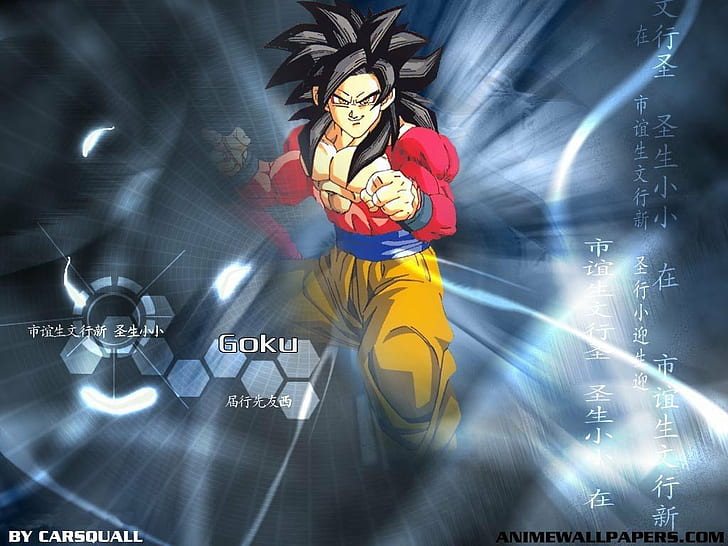 1024x768 px Dragon Ball GT Son Goku Super Saiyan 4 Art Fantasy art HD Art