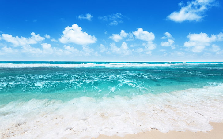 HD wallpaper: ocean background, sea, sky, water, scenics - nature ...