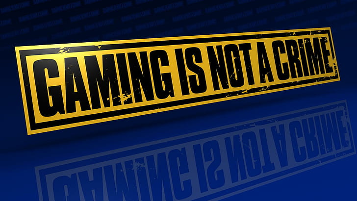 Gaming Is Not A Crime, gaming is not a crime board decor, assasins creed, HD wallpaper