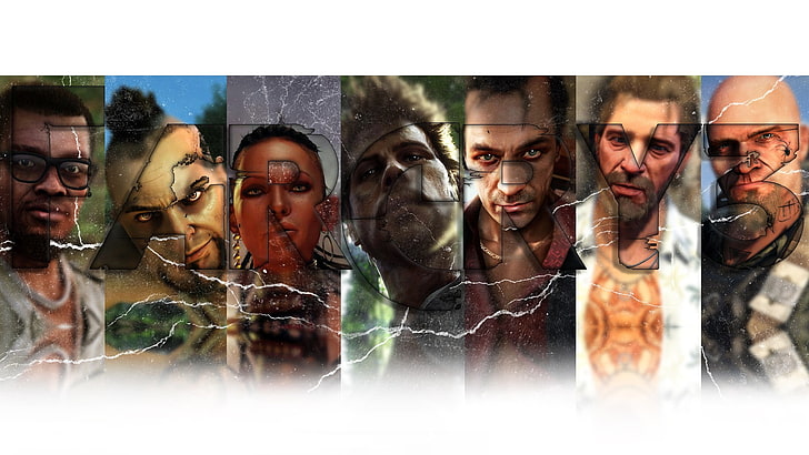 male character game application, Dennis Rogers, Vaas Montenegro, HD wallpaper