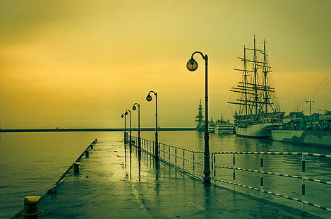 HD wallpaper: Rab, Croatia, Port, Old Town, Sea, water, nautical vessel, reflection - Wallpaper ...