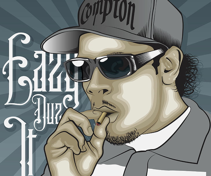 Download Eazy E iconic rapper and member of NWA Wallpaper  Wallpapers com