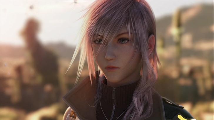 white-haired character wallpaper, Claire Farron, Final Fantasy XIII, HD wallpaper
