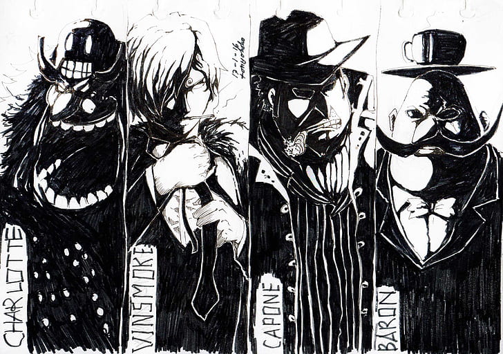 One Piece, Baron Tamago, Capone Bege, Charlotte Linlin, Sanji (One Piece), HD wallpaper