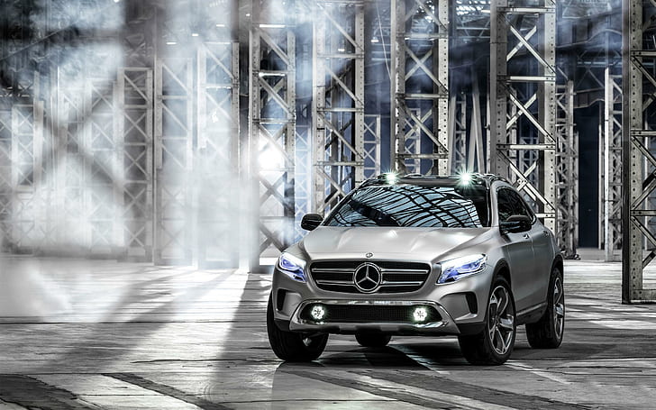 2013 Mercedes Benz GLA Concept, grey mercedes benz gls, cars, HD wallpaper