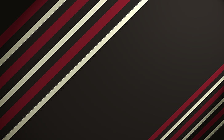 black and red illustration, abstract, lines, pattern, no people, HD wallpaper