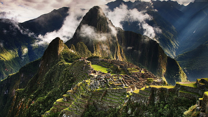 HD wallpaper: Machu Picchu, nature, clouds, HDR, mountains, scenics -  nature | Wallpaper Flare