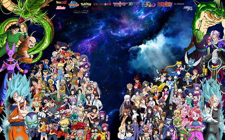 Dragon Ball Z character wallpaper, Anime, Crossover, Accel World, HD wallpaper