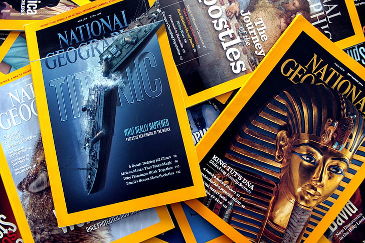 National Geographic, magazines, national-geographic, titanic, HD wallpaper