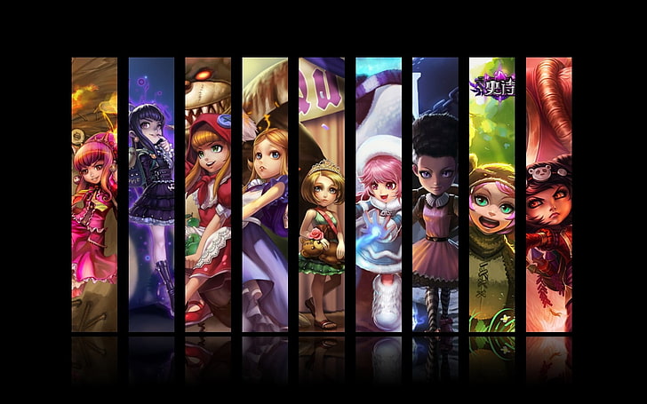 League of Legends digital wallpaper, Annie, Tibbers, video games