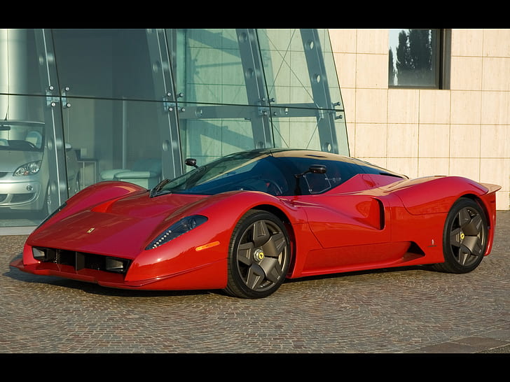 Ferrari, car, Ferrari P4/5, red cars, vehicle, Super Car, HD wallpaper
