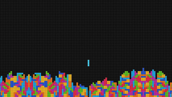 video games minimalistic colorful tetris blocks simple colors 1920x1080  Art Minimalistic HD Art, HD wallpaper