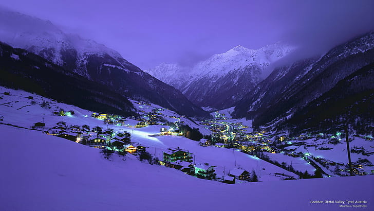 Soelden, Otztal Valley, Tyrol, Austria, Europe, HD wallpaper