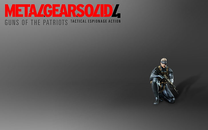 Guns Of The Patriots Metal Gear Solid 4 Metal Gear Solid 4: Guns Of The Patriots Video Games Other HD Art, HD wallpaper