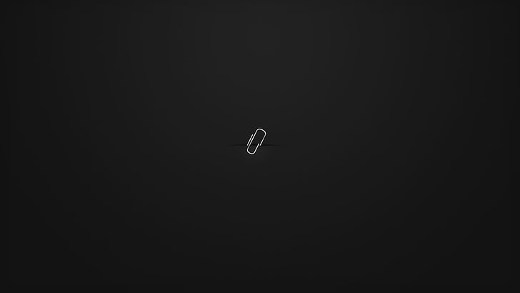 untitled, minimalism, paperclip, simple background, copy space