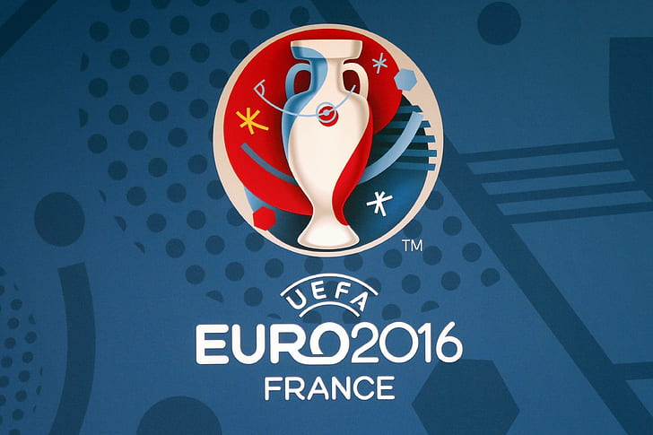 Logo, UEFA EURO 2016, UEFA European Championship, HD wallpaper