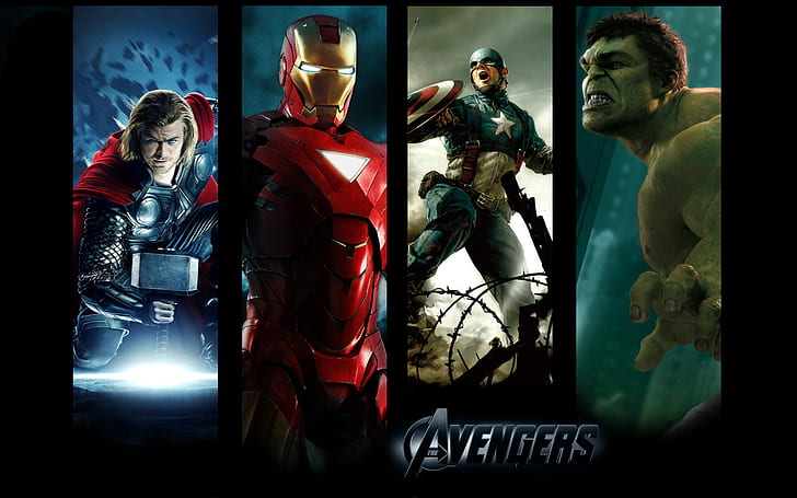 Avengers HD, thor iron man captain america and hulk wallpaper