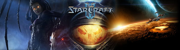 starcraft sarah kerrigan queen of blades starcraft ii 3840x1080  Video Games Starcraft HD Art