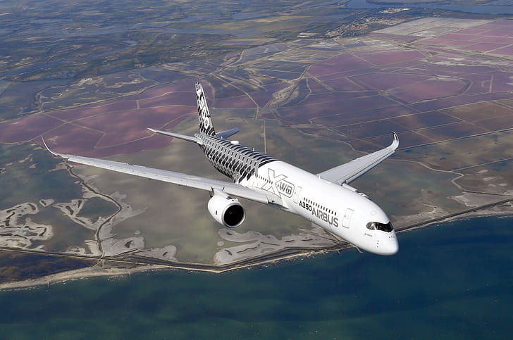 Vehicles, Airbus A350, Aircraft, Passenger Plane, HD wallpaper