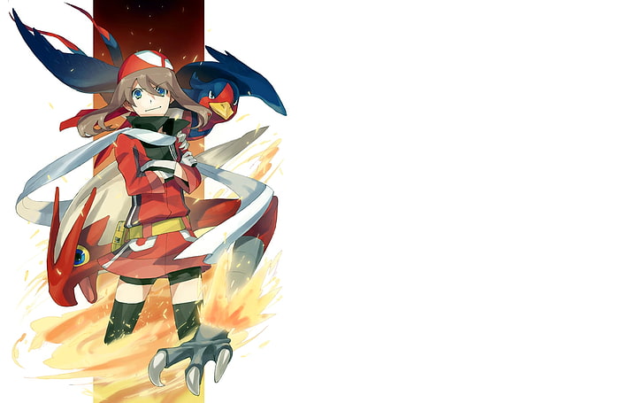HD wallpaper: Digimon male character, Pokémon, May (pokemon), blaziken,  Swellow | Wallpaper Flare