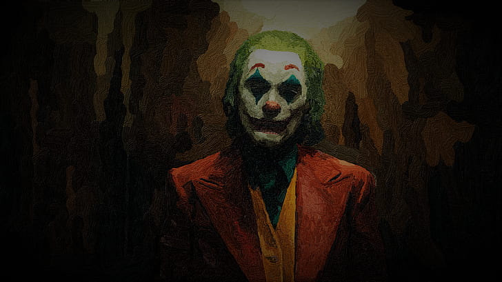 Joker (2019 Movie), Gotham City, paint brushes, HD wallpaper