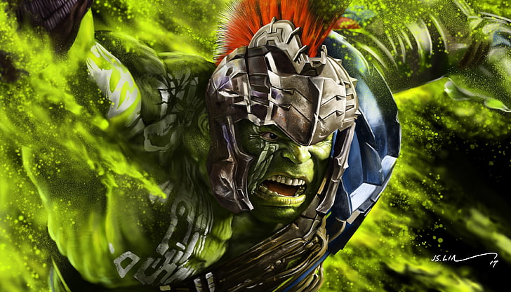 Thor Ragnarok, 4K, Artwork, Hulk, HD wallpaper