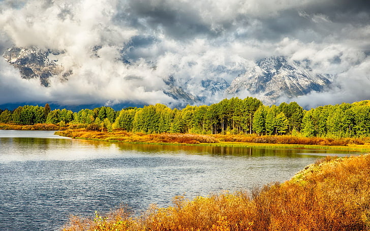 United States, Wyoming, Grand Teton National Park, Moran, HD wallpaper