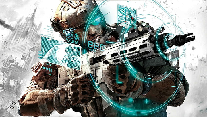 Tom Clancy Future Soldier, ghost recon future soldier illustration, HD wallpaper