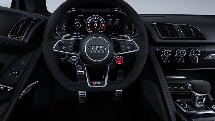 Audi R8 V10 Spyder, 2019 Cars, 4K, HD wallpaper