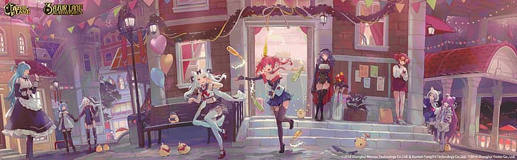 Azur Lane, anime girls, Prinz Eugen (Azur Lane), Gascogne (Azur Lane), HD wallpaper