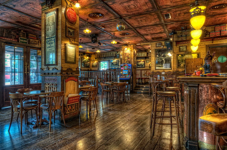 Wild West-hdr, beer, color, nice, beautiful, architecture, coffee, HD wallpaper