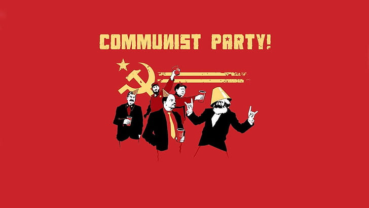 Castro, Communism, Fidel, karl, Lenin, Mao, marx, Stalin, threadless, HD wallpaper