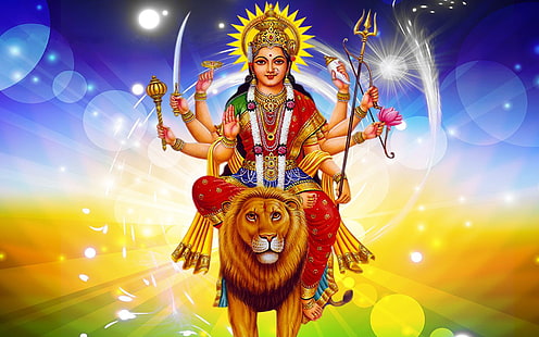 HD wallpaper: Maa Durga Images Best Images For Desktop Hd Wallpaper  1920×1200 | Wallpaper Flare