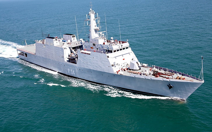 warship, Saryu Class, Indian-Navy, nautical vessel, sea, transportation, HD wallpaper