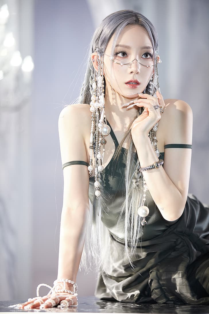 Kim Taeyeon, SNSD Taeyeon, Korean women, model, singer, Asian, HD wallpaper