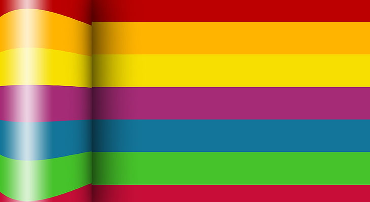 Colour Stripes_Nithinsuren, multicolored striped wallpaper, Aero, HD wallpaper
