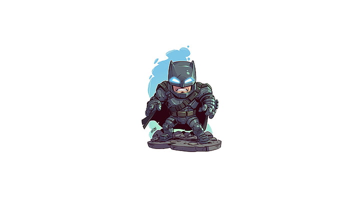 Derek Laufman, Batman, comics, simple background, white background