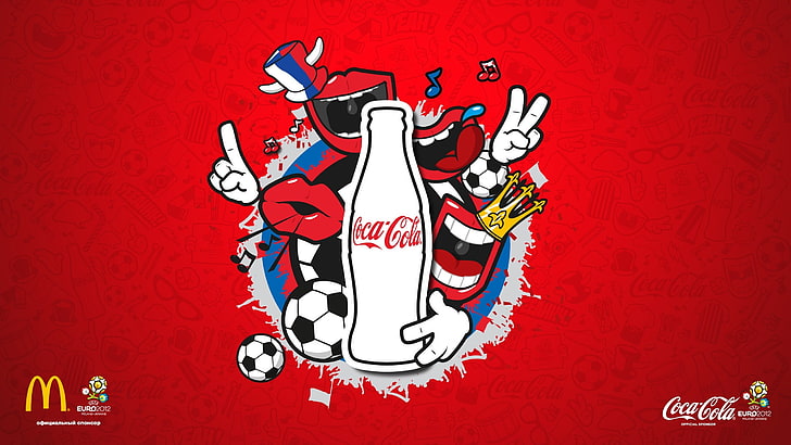 soccer cocacola mcdonalds euro 2012 2560x1440  Sports Football HD Art