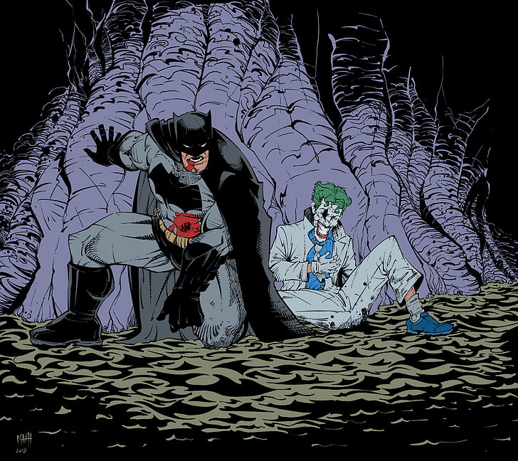 Hd Wallpaper Batman The Dark Knight Returns Joker Wallpaper Flare