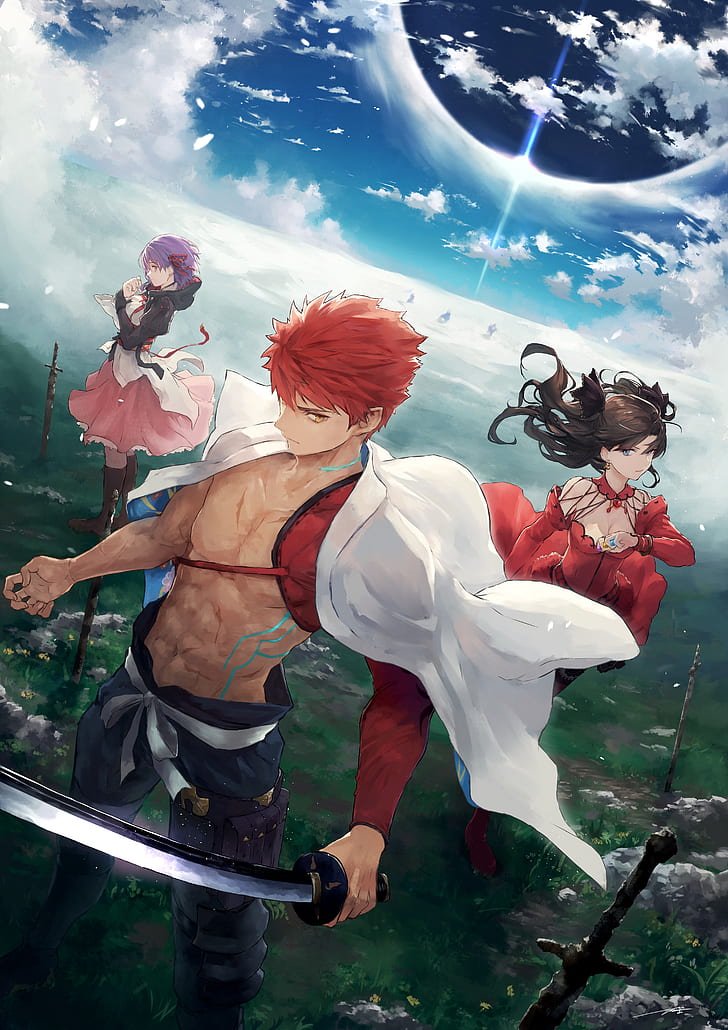 Tohsaka Rin, Matou Sakura, FateGrand Order, Shirou Emiya, Fate Series, HD wallpaper