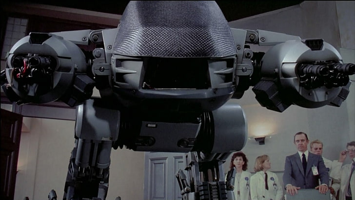 RoboCop, RoboCop (1987), ED-209, HD wallpaper