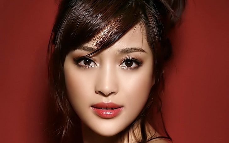 women, Asian, closeup, portrait, beautiful woman, beauty, young adult, HD wallpaper