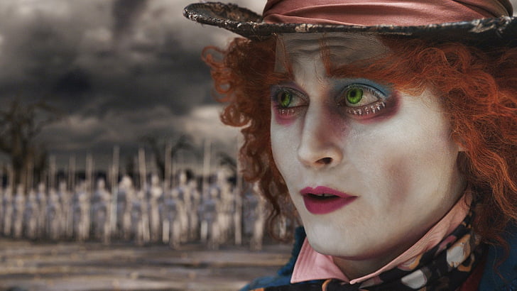 Movie, Alice in Wonderland (2010), Johnny Depp, Mad Hatter, HD wallpaper