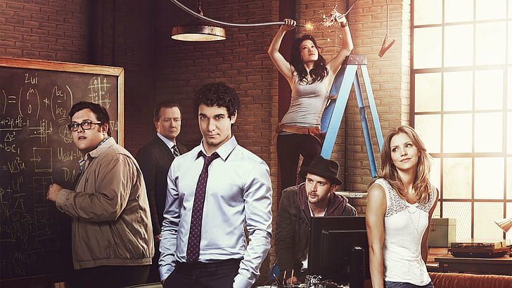 scorpion, tv shows, hd, group of people, young adult, men, smiling