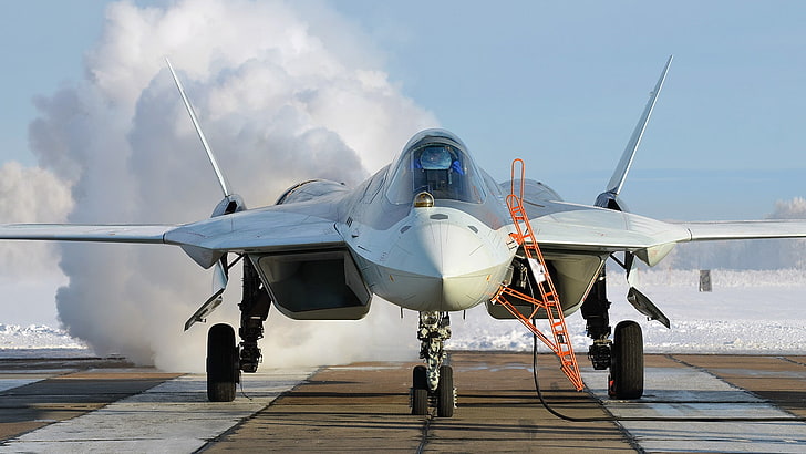 T-50, PAK FA, tactical aviation, the fifth generation fighter, HD wallpaper