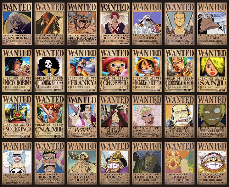 24pcs One Piece Wanted Poster Set Anime Peripheral Home Wall Decoration  gifts for boys children kids | Lazada PH