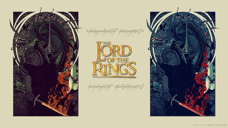 The Lord of the Rings poster, Witchking of Angmar, sword, no people